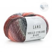 Cuộn Len Lông Cừu Loang Nhiều Màu Yarn Wool Lang Mille Colori Baby