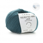 Cuộn len sợi lông cừu Yarn Wool Lang Merino Lace 400