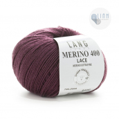 Cuộn len sợi lông cừu Yarn Wool Lang Merino Lace 400