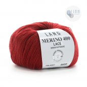 Cuộn len sợi lông cừu Yarn Wool Lang Merino Lace 400