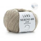 Cuộn len sợi lông cừu Yarn Wool Lang Merino Lace 400