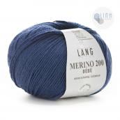 Cuộn Len Sợi Lông Cừu Yarn Wool Lang Merino 200 Bebe