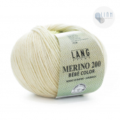 Cuộn Len Sợi Lông Cừu Yarn Wool Lang Merino 200 Bebe Color