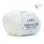 Cuộn Len Sợi Lông Cừu Yarn Wool Lang Merino 200 Bebe Color