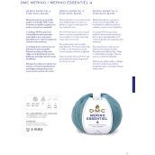 Cuộn len sợi lông cừu pha acrylic DMC Merino Essentiel 4 50gr Art 8149