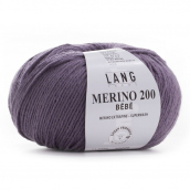 Cuộn Len Sợi Lông Cừu Yarn Wool Lang Merino 200 Bebe