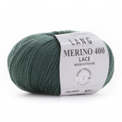 Cuộn len sợi lông cừu Yarn Wool Lang Merino Lace 400