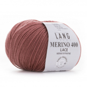 Cuộn len sợi lông cừu Yarn Wool Lang Merino Lace 400