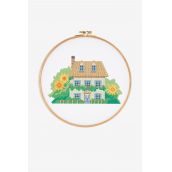 Mẫu Hướng Dẫn Thêu chữ thập Cross Stitch Pattern COTTAGE HOUSE