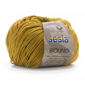 Cuộn len sợi cotton organic linen Sesia Biolino