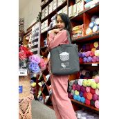 Túi Vải Canvas Linh Handmade Đen Kích Thước 35x40