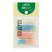 Dụng cụ đánh dấu dòng đan móc Clover Ring Markers Set Art 55735
