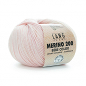 Cuộn Len Sợi Lông Cừu Yarn Wool Lang Merino 200 Bebe Color