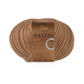 Cuộn len sợi lông cừu Merino pha lạc đà Alpaca màu tự nhiên không nhuộm Gazzal Baby Alpaca Pure Color