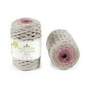 Cuộn sợi dệt DMC COTON RECYCLE ECO VITA 4MM 4 PEL 250GR MULTI Art 386