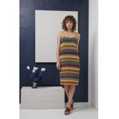 Hướng dẫn móc váy Crochet Dress Pippa by Lang Yarns