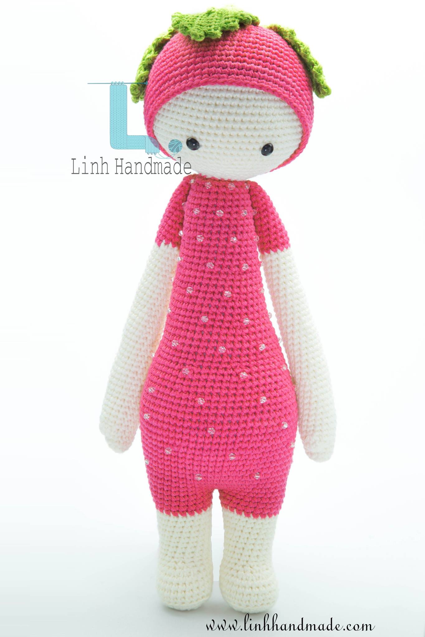 Amigurumi Lalylala Diamond Strawberry