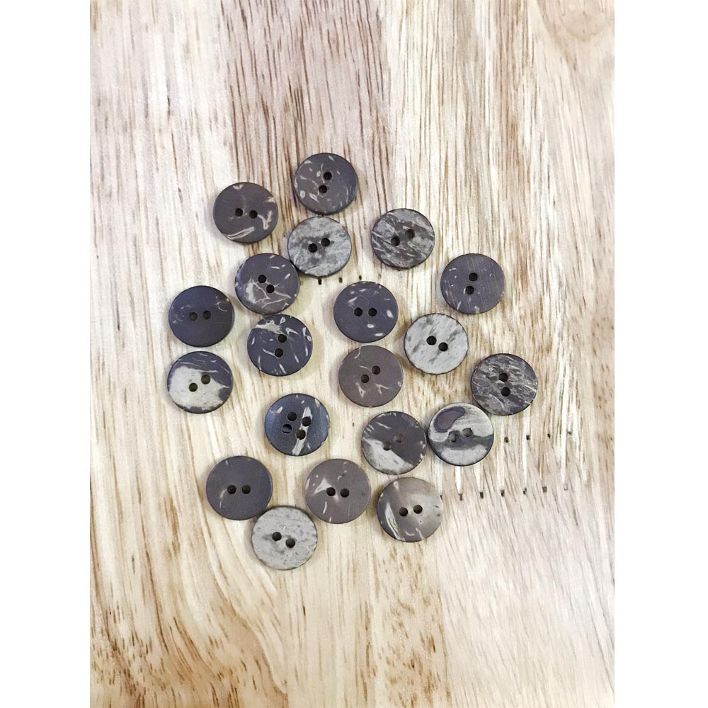 Cúc trang trí gỗ dừa 8mm
