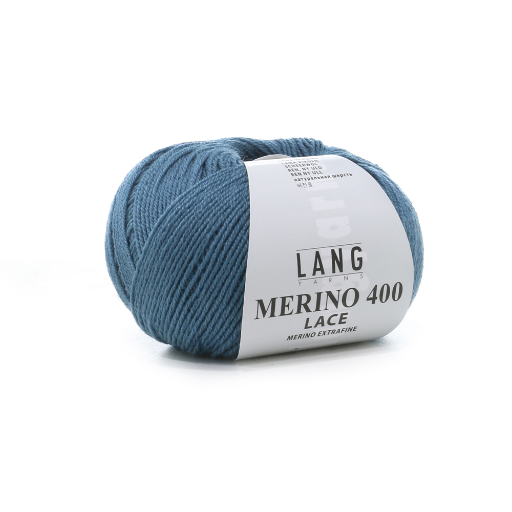 Cuộn len sợi lông cừu Yarn Wool Lang Merino Lace 400