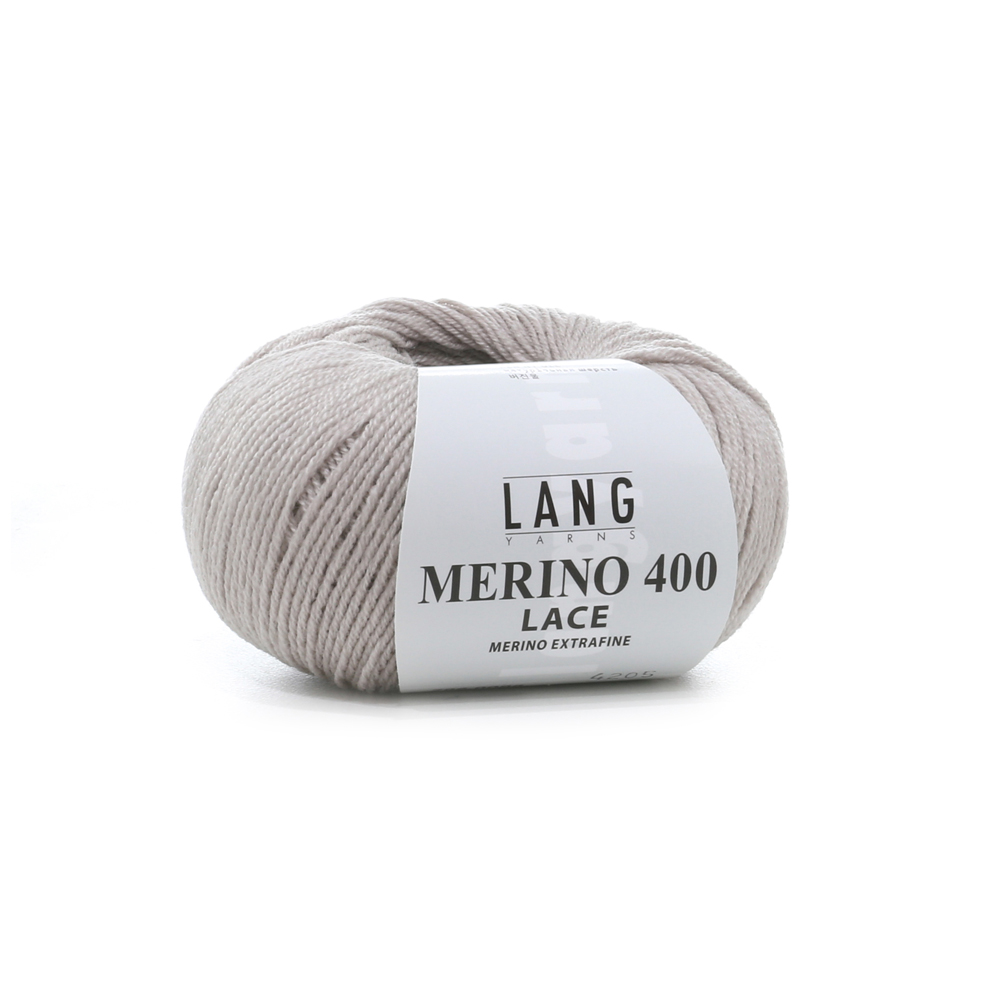 Cuộn len sợi lông cừu Yarn Wool Lang Merino Lace 400