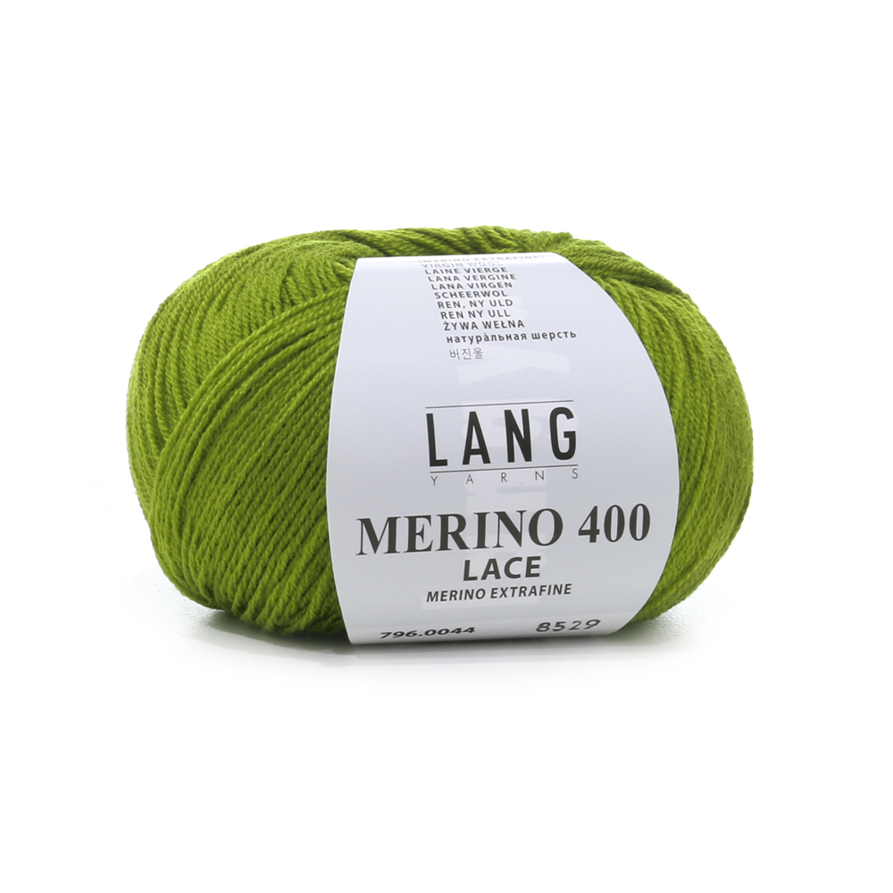 Cuộn len sợi lông cừu Yarn Wool Lang Merino Lace 400