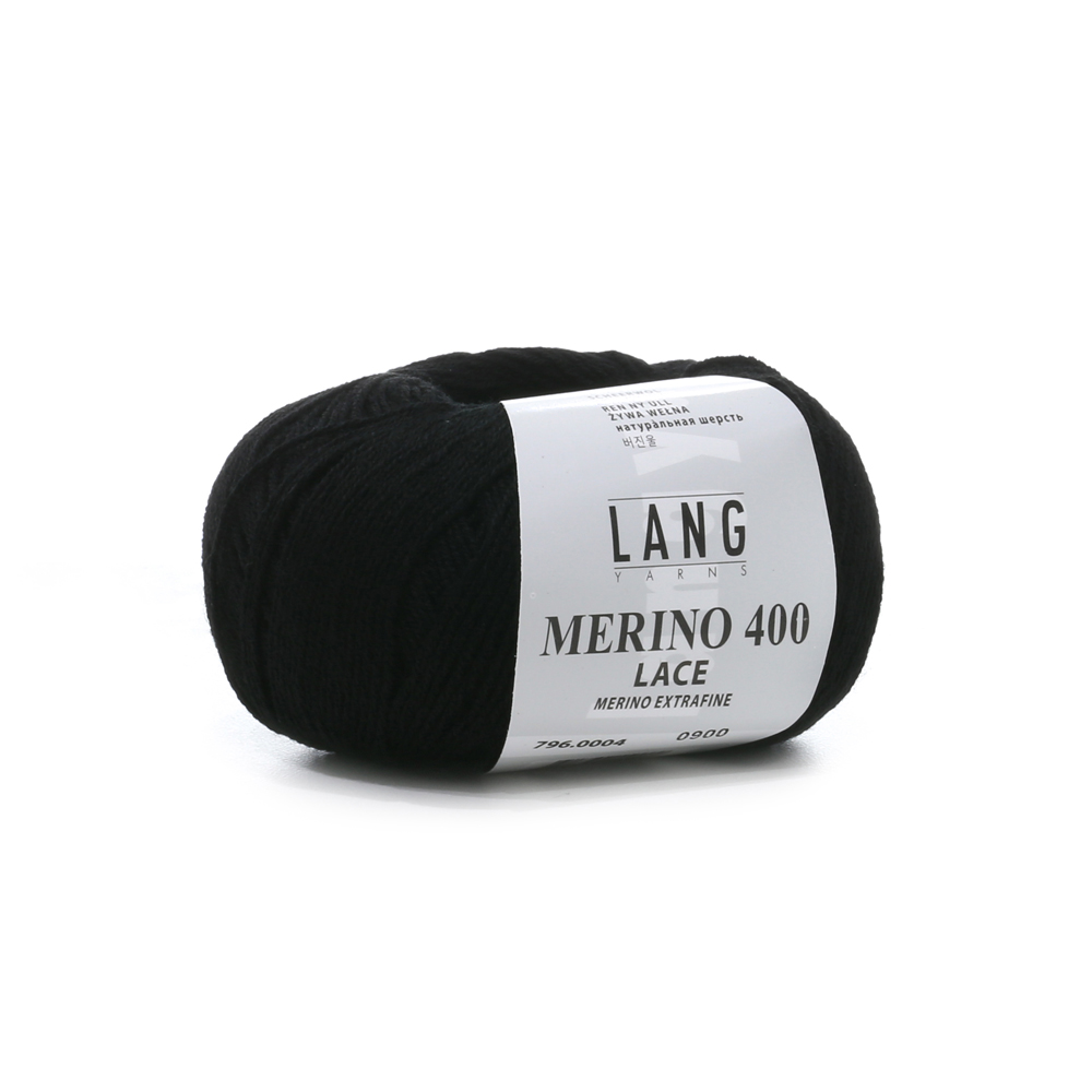 Cuộn len sợi lông cừu Yarn Wool Lang Merino Lace 400